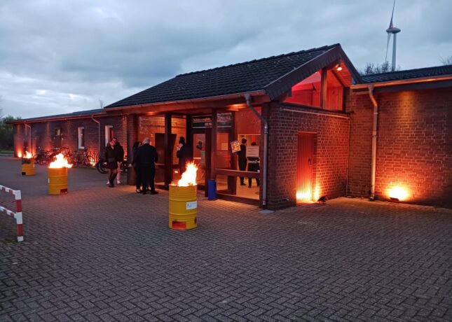 Hemdener Saal in Bocholt-Hemden bei Veranstaltungsbeleuchtung